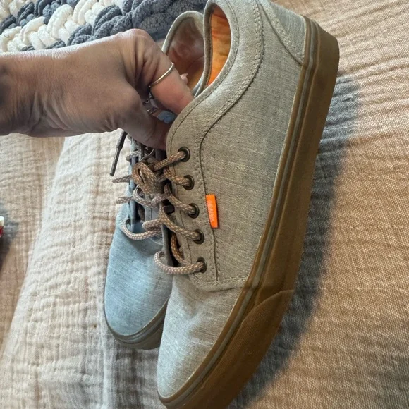 Vans Gray and Brown Sneakers - Picture 2 of 3